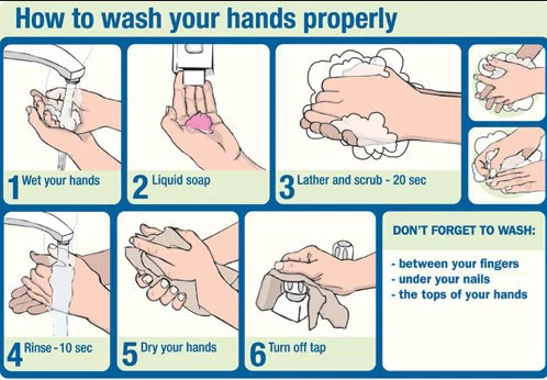 how to wash your hands properly